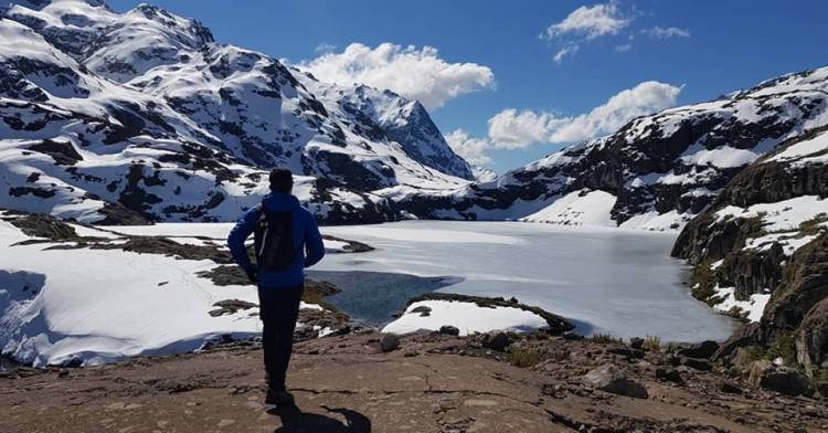 La maravillosa "Laguna Cuéllar" en el Santuario Achibueno