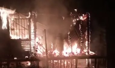 Fuego consume cabaña al interior del Santuario Achibueno