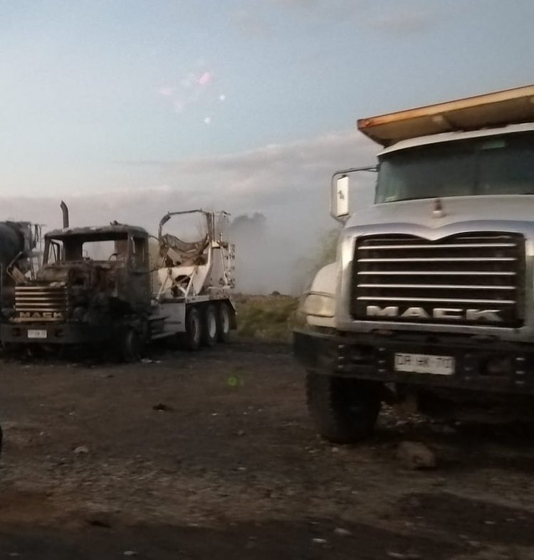 CChC manifiesta su rechazo y preocupación por el ataque incendiario que afectó a maquinaria en la planta Áridos Bullileo