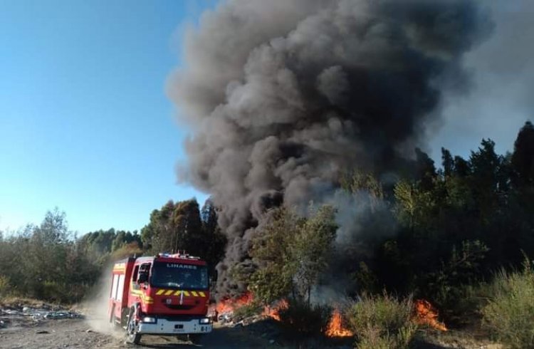 En libertad presunto responsable de incendio en sector Huapi Bajo de Linares