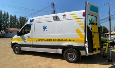 Colbún: compran nueva ambulancia para el Departamento Comunal de Salud