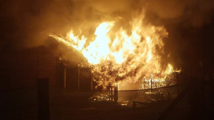Incendio afectó vivienda de comunicador social de Maule Virtual y Canal 5 , Gabriel Morales