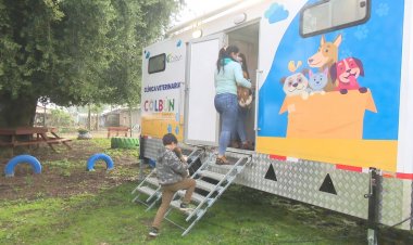 Colbún: siguen los operativos de la Clínica Médico Veterinaria Móvil