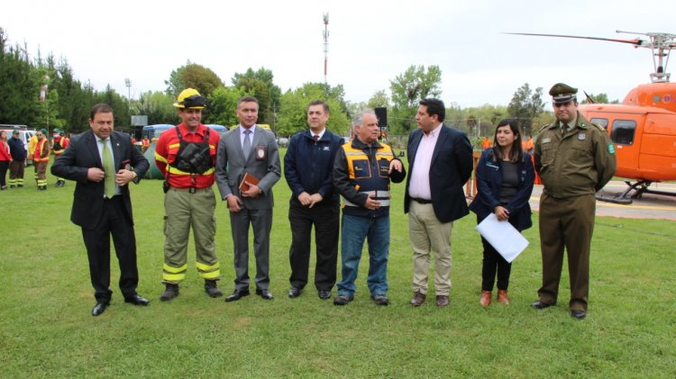 Presentan plan regional de protección contra incendios forestales en el Maule