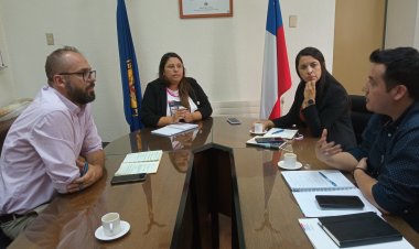 En reunión y saludo protocolar autoridades abordan  temas de violencia de género en provincia de Linares
