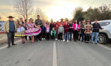 Inauguran asfalto en sector San Sebastián