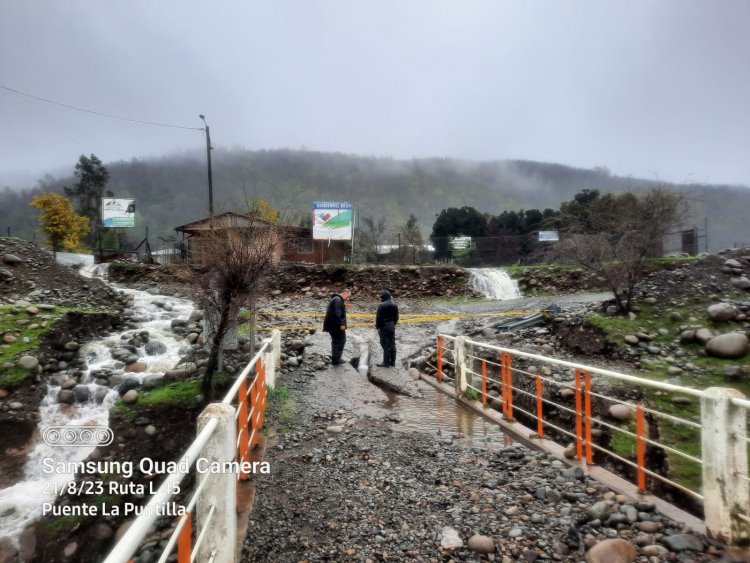 Aplausos: voluntarios logran evitar colapso del puente La Puntilla al interior de Pejerrey en el Santuario Achibueno