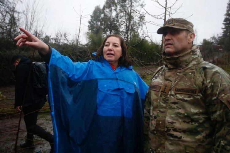 Senadora Vodanovic pidió al Ministerio de Defensa mayor dotación de personal de Fuerzas Armadas en la zona cero del temporal como es el Maule