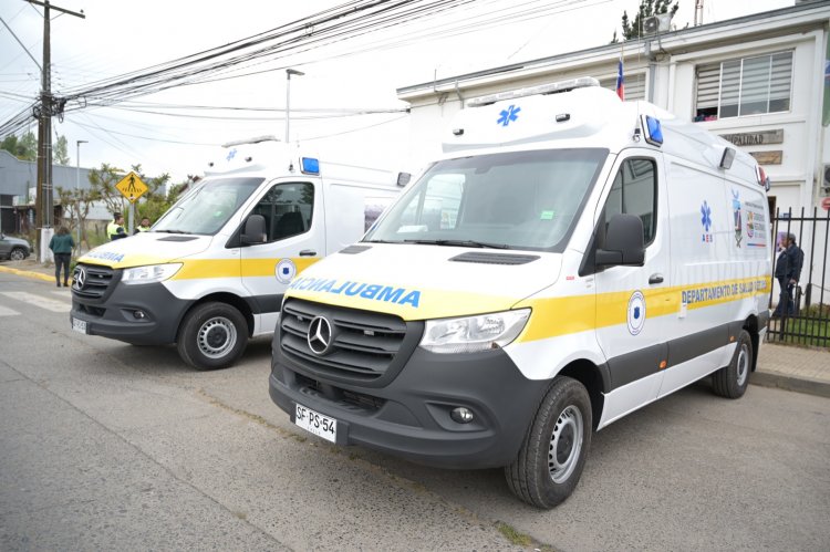 Retiro y Romeral cuentan con nuevas y modernas ambulancias