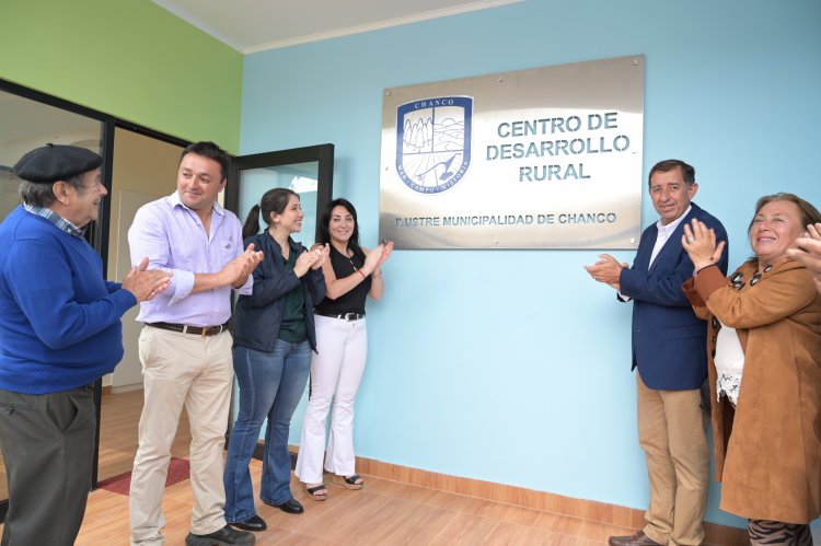Se inauguró Centro de Desarrollo Rural en Chanco