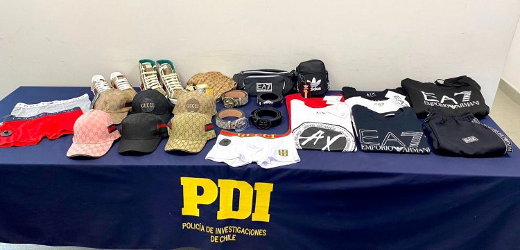 Linares: PDI incautó ropa falsificada avaluada en 8 millones de pesos