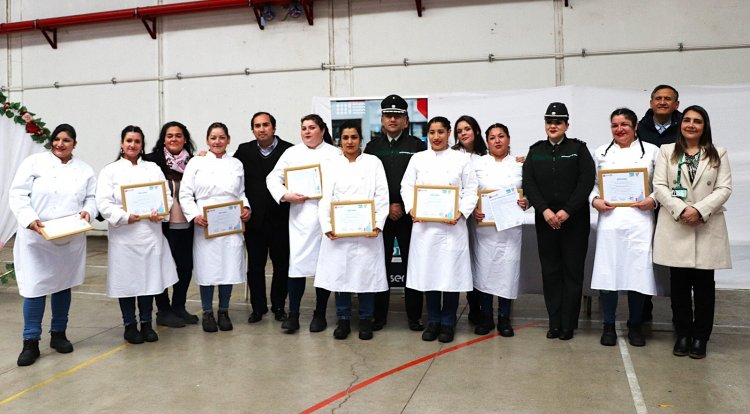 Internas de la cárcel de Talca trabajarán en nueva panadería tras ser capacitadas por SENCE