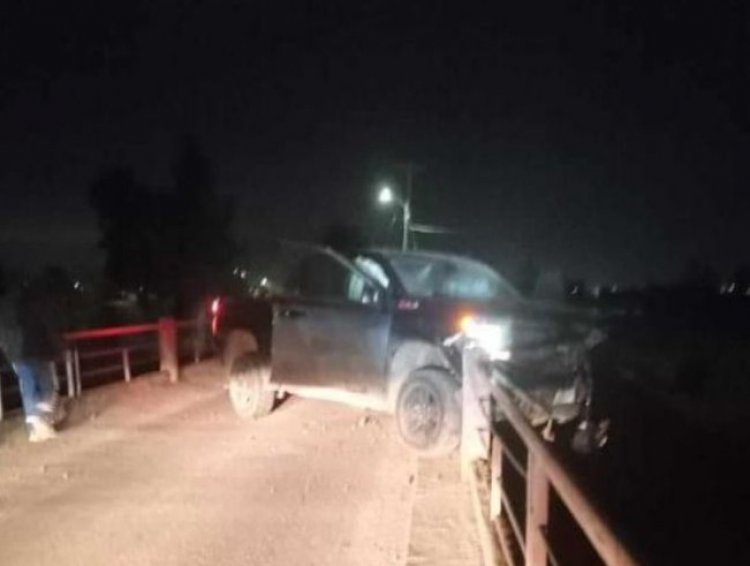 Carabineros de Linares confirma que alcalde Mario Meza Vásquez no tuvo participación alguna en accidente de su camioneta en el puente Ancoa del sector Huapi Bajo