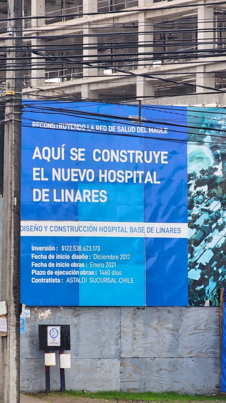 Senadora Vodanovic ofició a través de la Cámara Alta al MINSAL para garantizar avances en obras del mega hospital de Linares