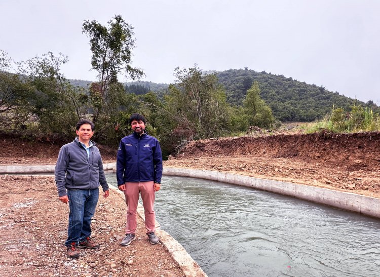 Revestimiento del Canal Maule asegurará el recurso hídrico a más de dos mil pequeños agricultores