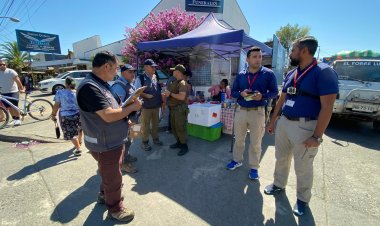 Amplio operativo de Seguridad Municipal y Carabineros permitió despejar el comercio irregular en sectores de alta concurrencia