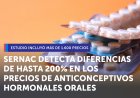 SERNAC detecta diferencias de hasta 200 por ciento en los precios de los anticonceptivos hormonales orales