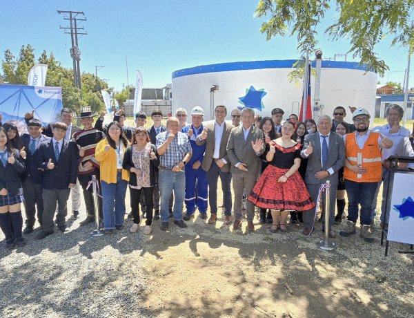 Nuevosur inauguró nuevo estanque de agua potable en San Javier para fortalecer la resiliencia hídrica de la comuna