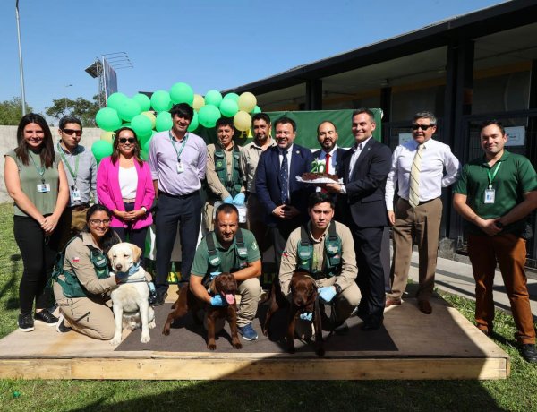 Brigada Canina del SAG celebra 20 años protegiendo la frontera y la sanidad agropecuaria del país