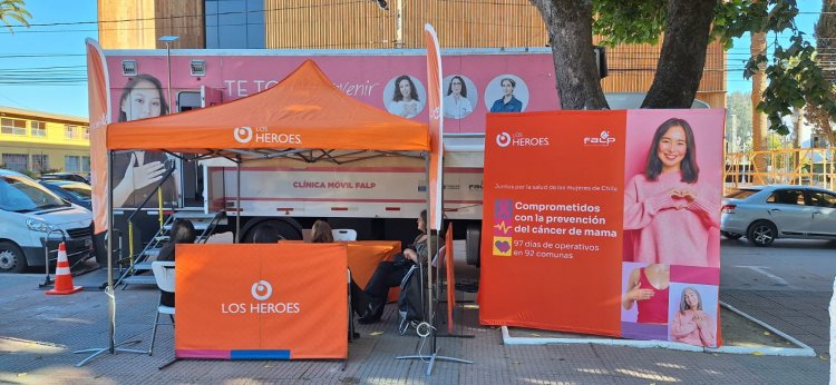 Mujeres de la Región del Maule accedieron a mamografías gratuitas en operativo de Los Héroes y FALP