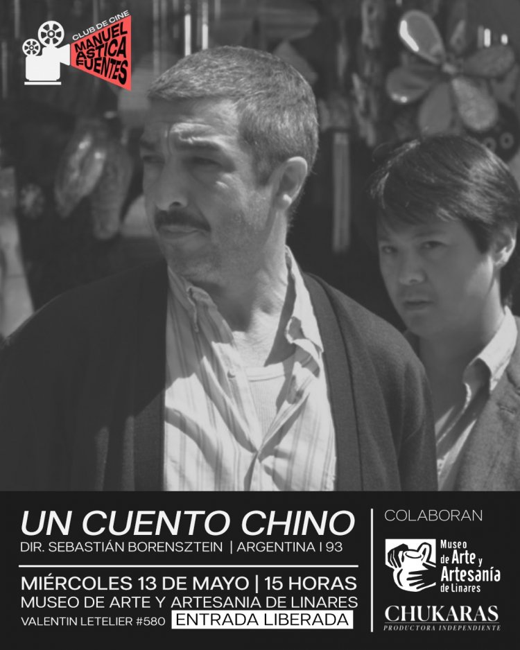 Club de Cine Manuel Astica Fuentes invita a función gratuita de Un cuento chino en el Museo de Arte y Artesanía de Linares