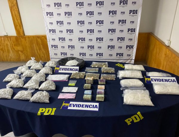 (VIDEO) Más de un año duró investigación para desarticular banda criminal dedicada al narcotráfico en el Maule norte