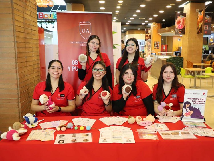 Carrera de Obstetricia participa en inicio regional de la Semana Mundial de la Lactancia Materna
