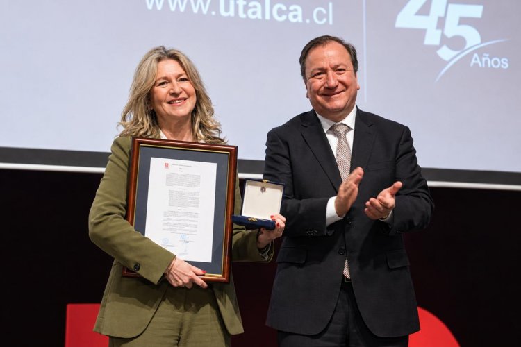 Talca otorga Medalla al Mérito a talquina que es primera mujer rectora de la Universidad de Concepción en sus 107 años de historia