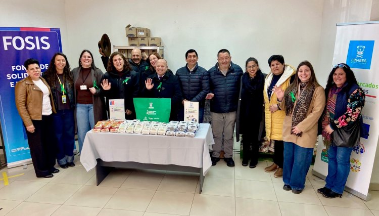 EcoMercado Solidario de Linares distribuirá más de  dos toneladas de alimentos donados por Tucapel