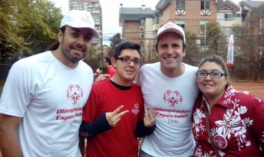 Equitador linarense participa en el lanzamiento de Olimpiadas Especiales 