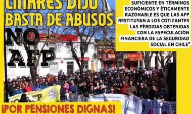 No+AFP Linares sobre retiro del 10%: “La única solución suficiente en términos económicos y éticamente razonable es que las AFP restituyan a los cotizantes las pérdidas obtenidas con la especulación financiera de la seguridad social d Chile”
