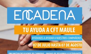 A través de campaña solidaria en “En Cadena” la comunidad  del CFT Maule brindará apoyo a estudiantes que lo necesiten