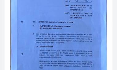 Dirigente de RD revela documentación interna del municipio linarense sobre polémica compra de cloro