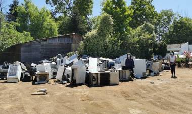 “Campaña de Reciclaje de Electrodomésticos y Pilas en Desuso” en Colbún recolectó 14 toneladas de residuos