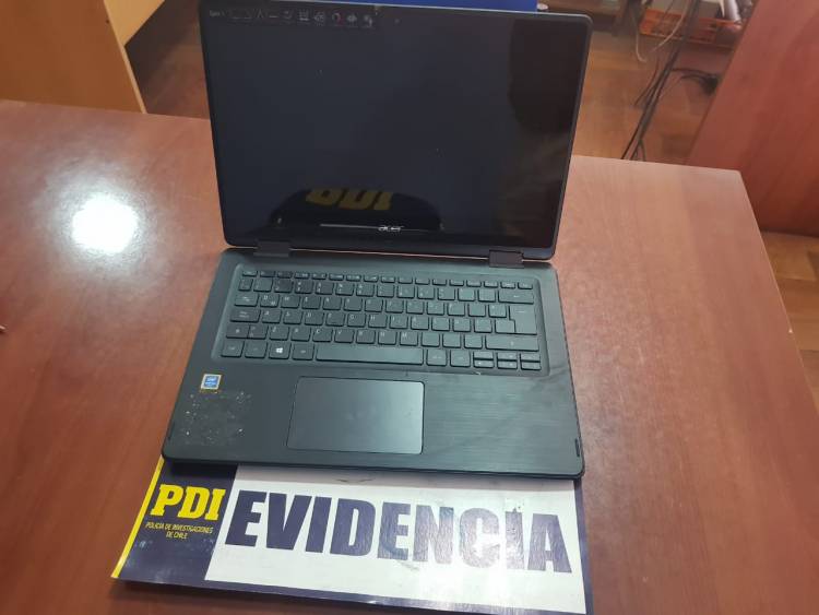 PDI recupera notebook robado en Puerto Montt