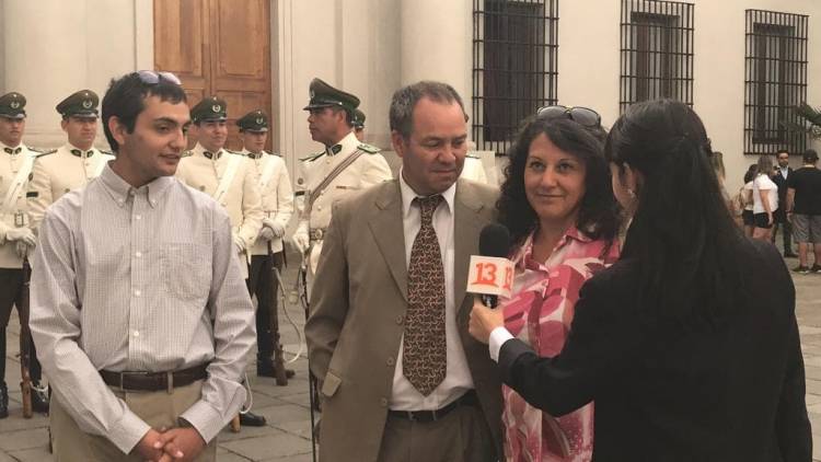 Daniel Sarazúa fue recibido por el Presidente de la República , Sebastián Piñera