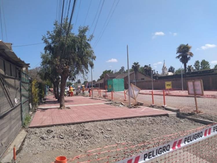 Un 12 por ciento de avance tiene mejoramiento de avenida Cementerio en Linares