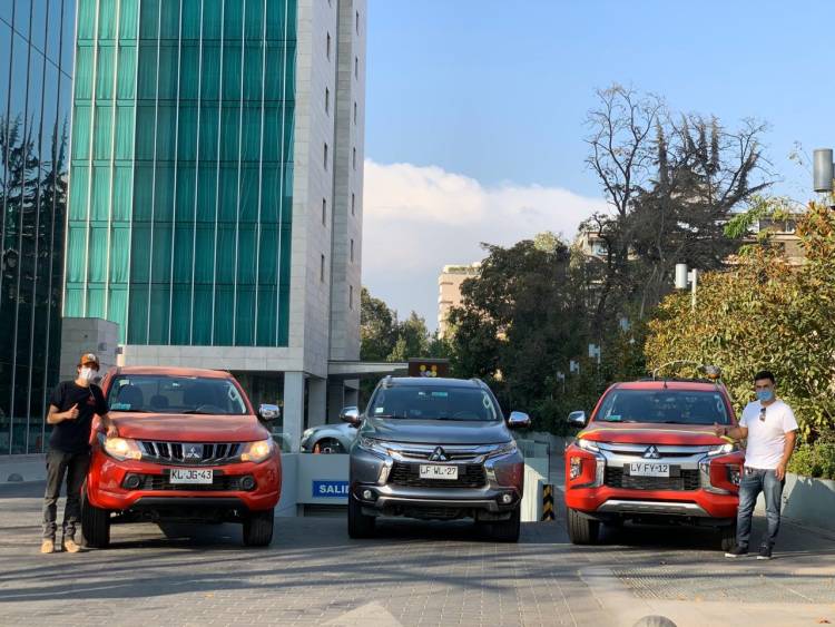 Mitsubishi entrega flota de vehículos a “Desafío Levantemos Chile” para apoyar emergencia por Covid-19