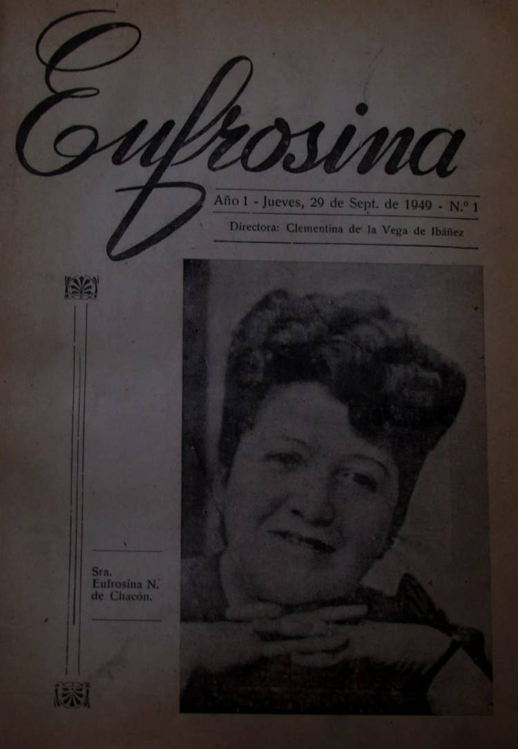 La historia de Eufrosina Navarro Tobar de Chacón