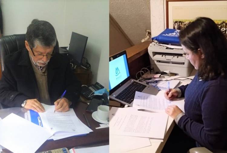 CFT Estatal del Maule concretó convenio de cooperación de  manera remota con liceo "Guillermo Marín Larraín" de Retiro
