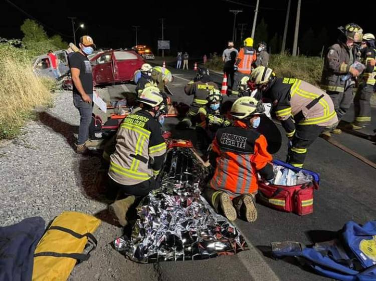 Carabineros confirma el deceso de una persona tras violento accidente en sector San Nicolás en la comuna de Colbún