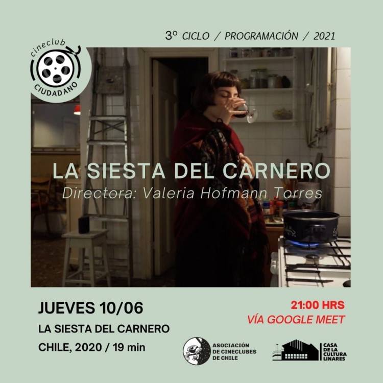 Cine Club Ciudadano de Linares exhibe cortometraje "La siesta del Carnero"