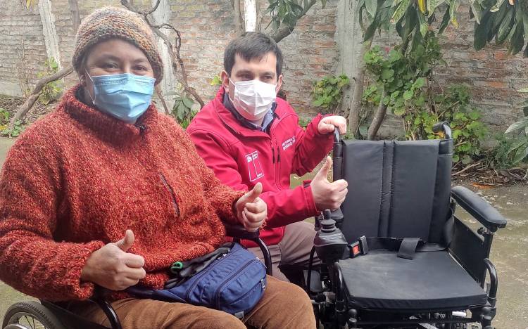 Mónica Valdés podrá volver a usar su silla de ruedas a baterías